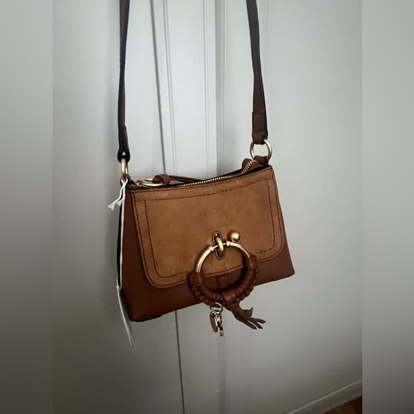SEE BY CHLOÉ Joana leather crossbody NEW brown - Picture 2 of 7